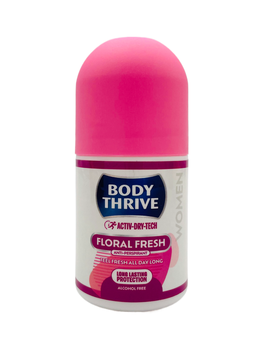 Body Thrive Floral Fresh Roll On For Women 50ml