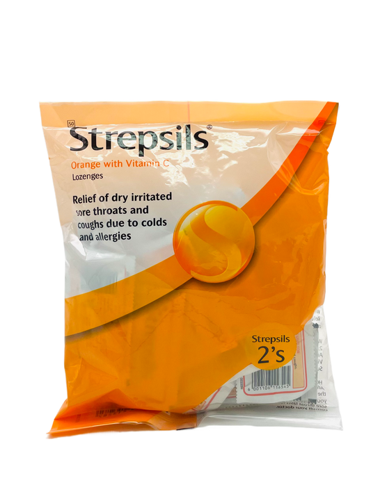 Strepsils Orange with Vitamin C 2 x 25