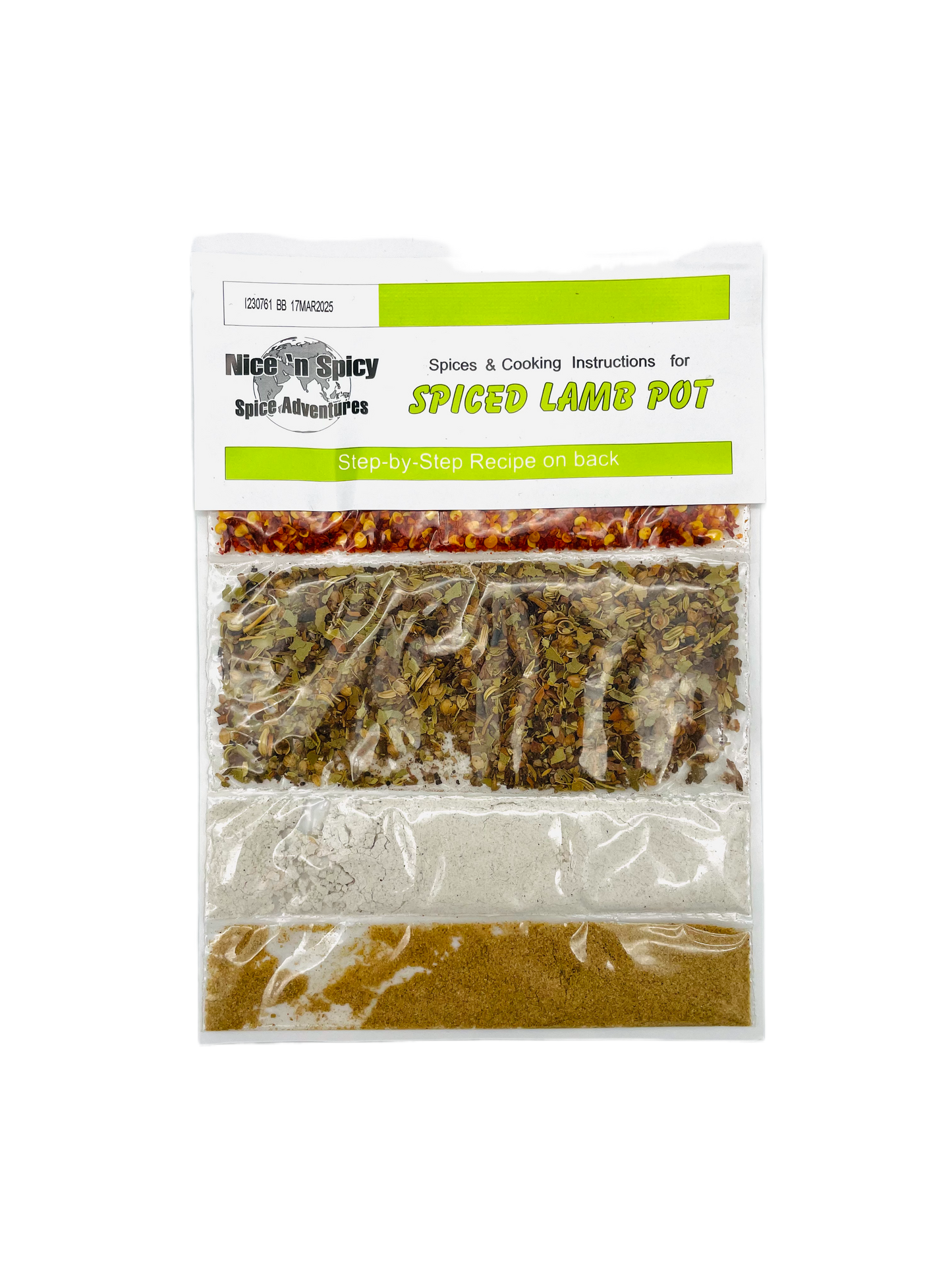 Nice 'n Spicey Spiced Lamb Pot Spice