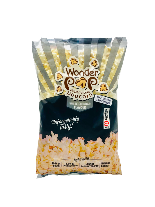 Wonder Pop White Cheddar Popcorn 90g