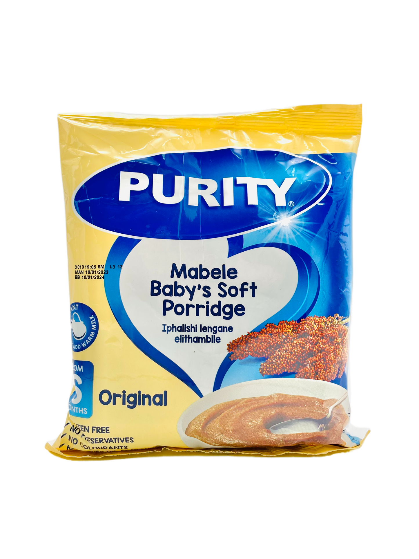 Purity Mabele Baby's Soft Porridge Original 350g