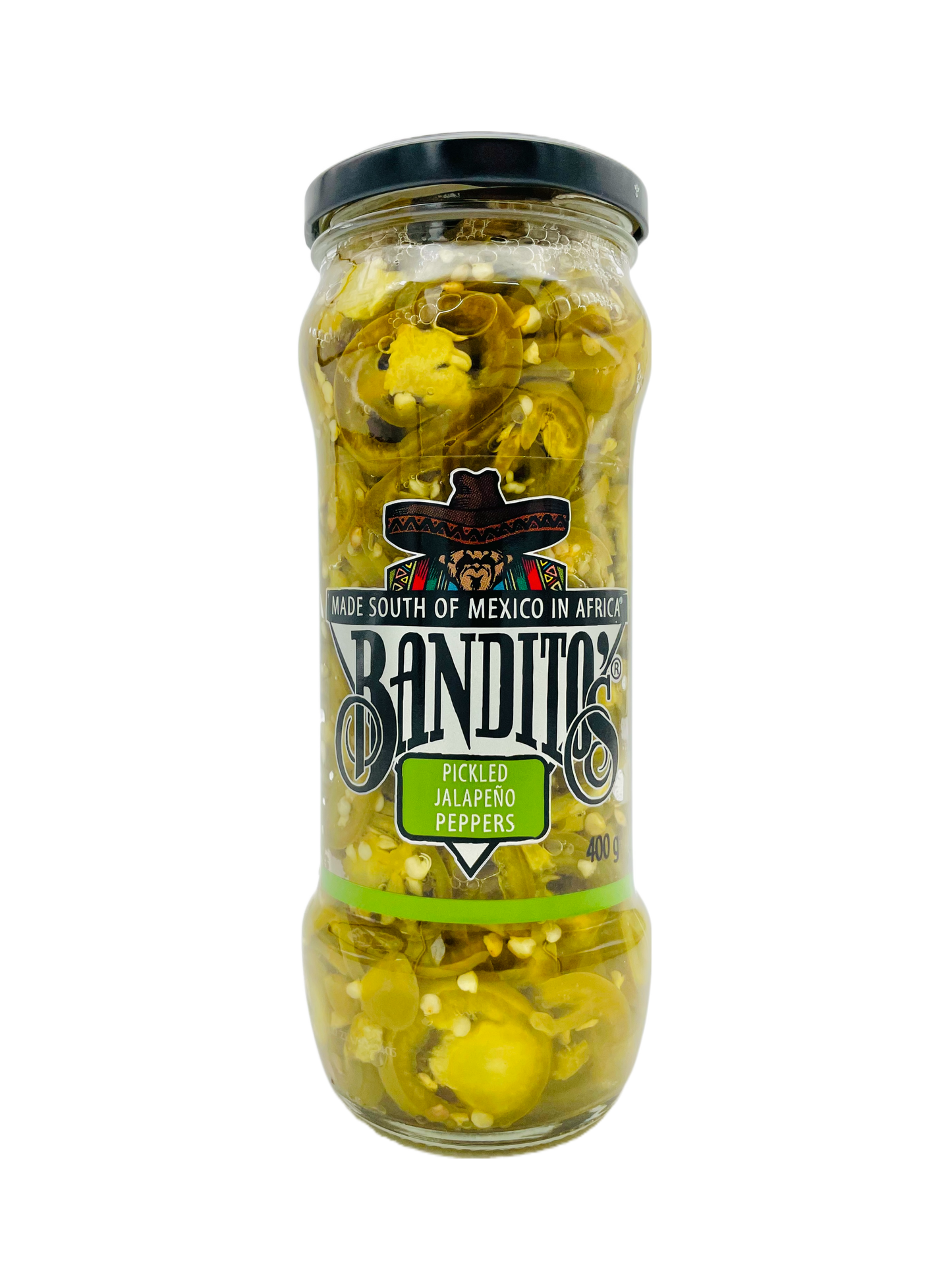 Bandito's Pickled Jalapeno Peppers 400g