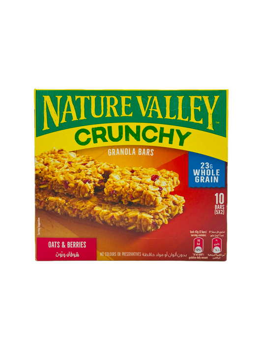 Nature Valley Crunchy Oats & Berries Granola Bars 5 x 2