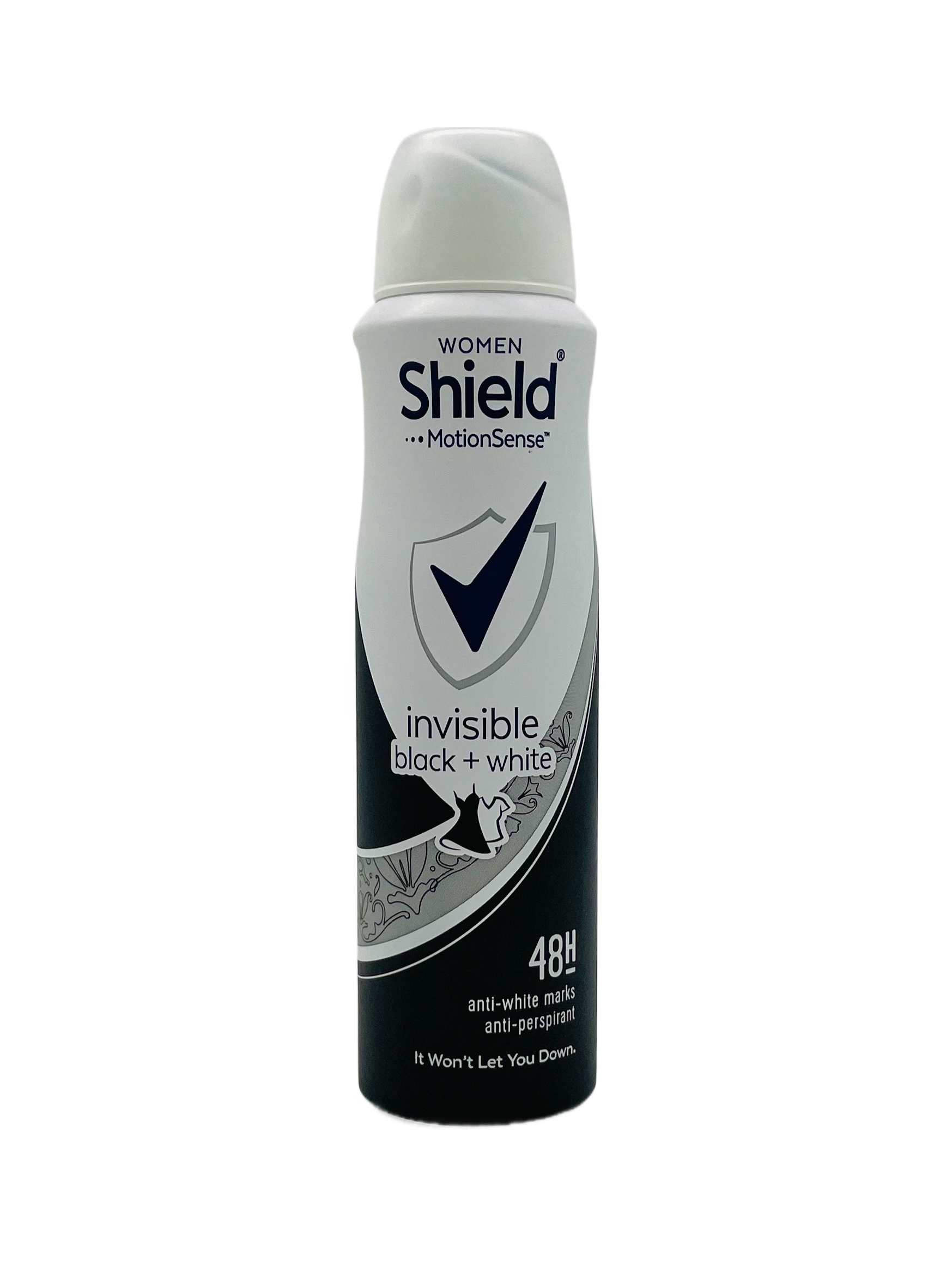 Shield Women Deodorant Spray Invisible B&W 150ml