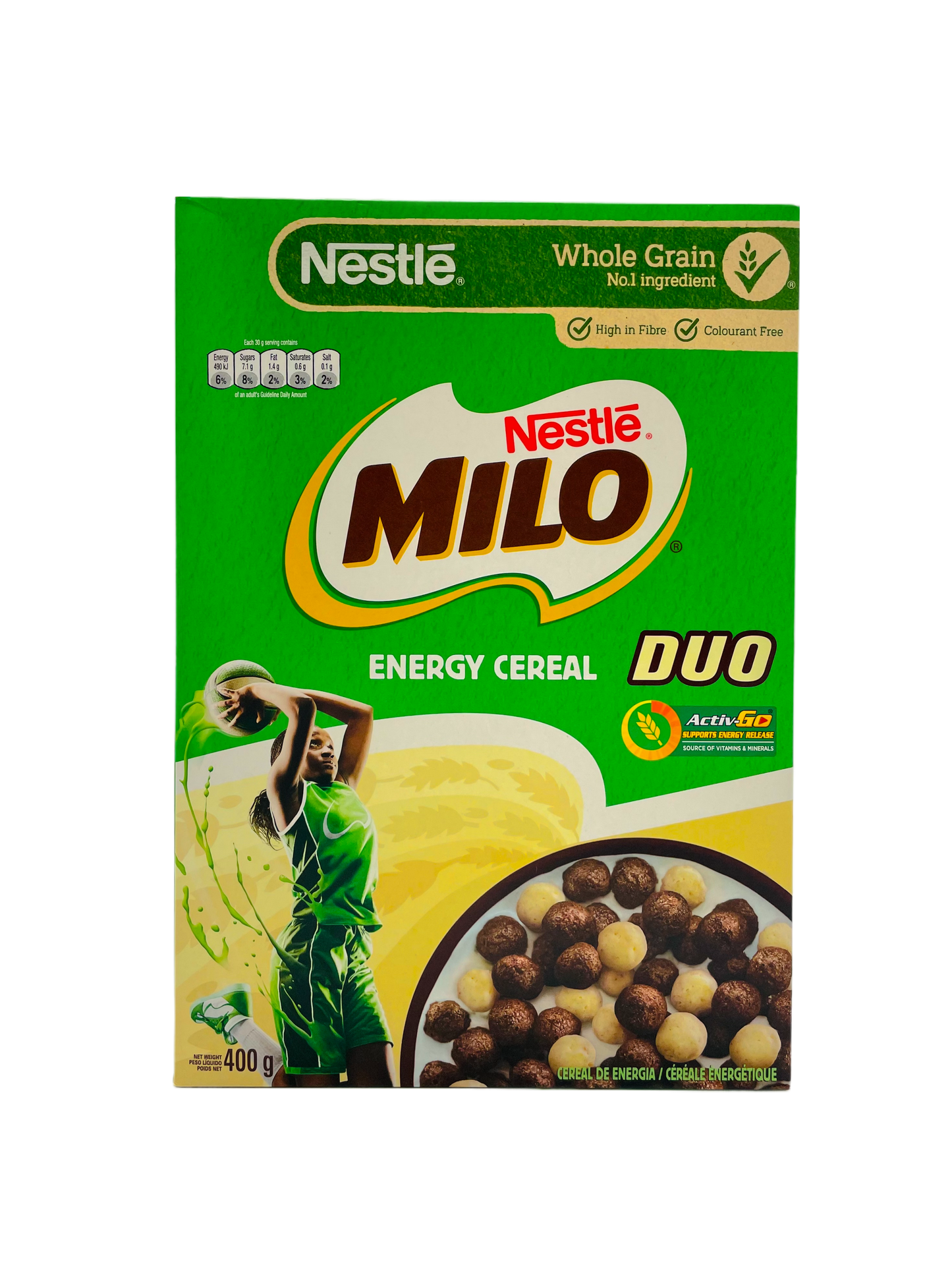 Nestle Milo Duo Energy Cereal 400g