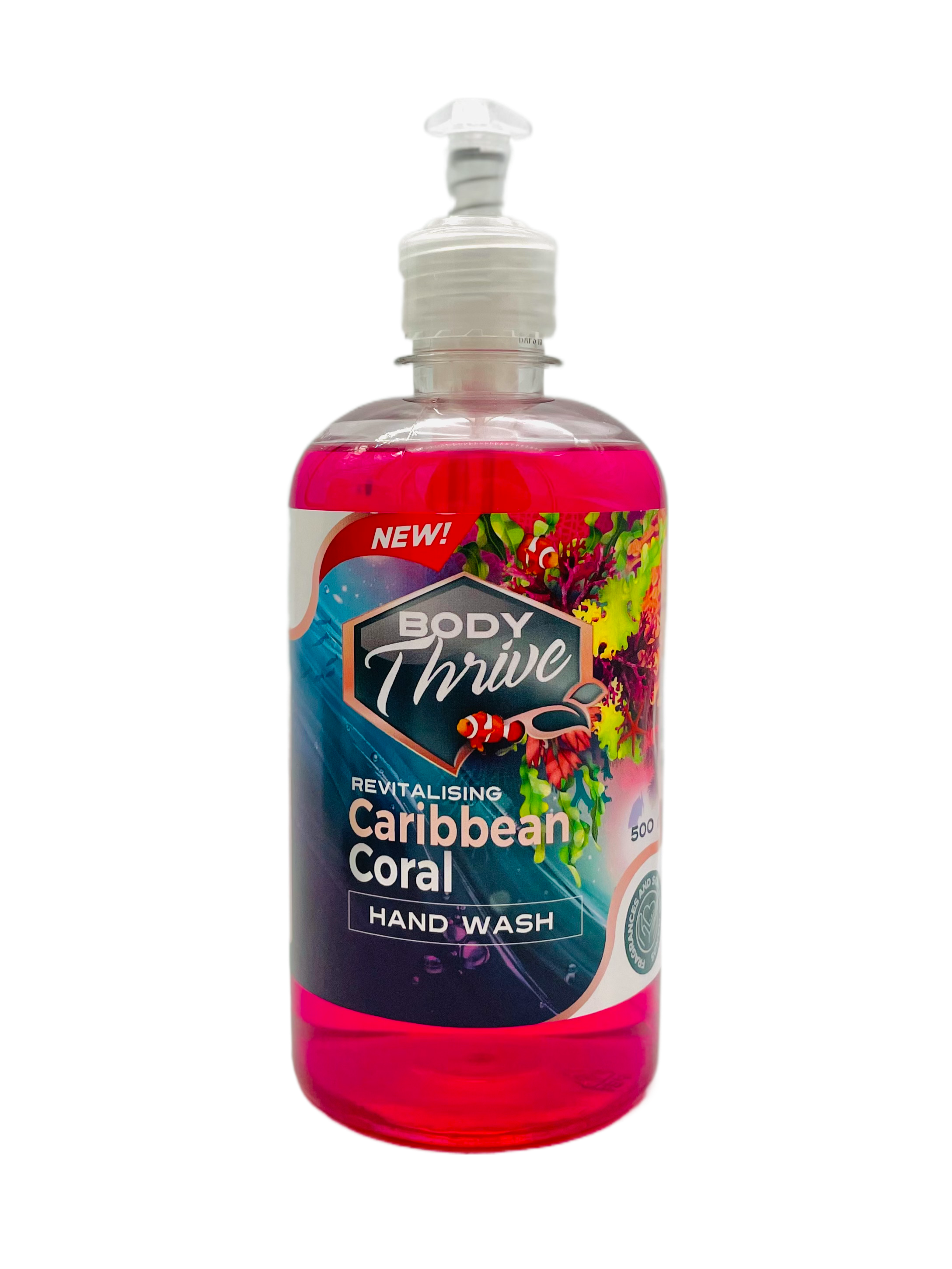 Body Thrive Hand Wash Caribbean Coral 500ml