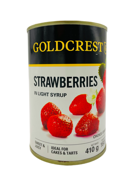 Goldcrest Strawberries In Light Syrup 410g