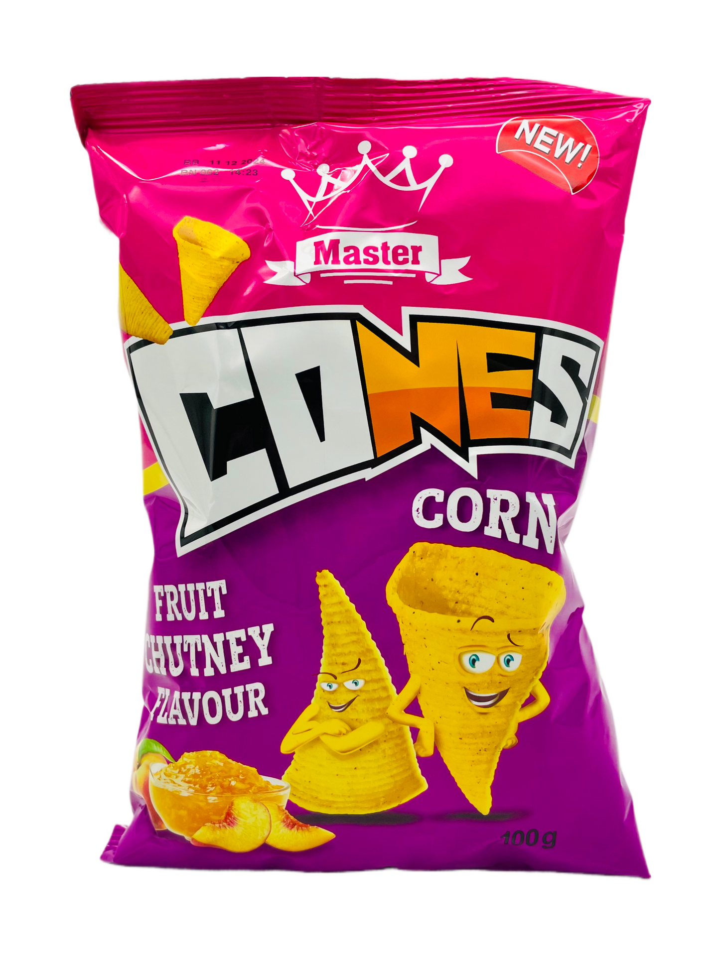 Master Cones Corn Chips Fruit Chutney 100g