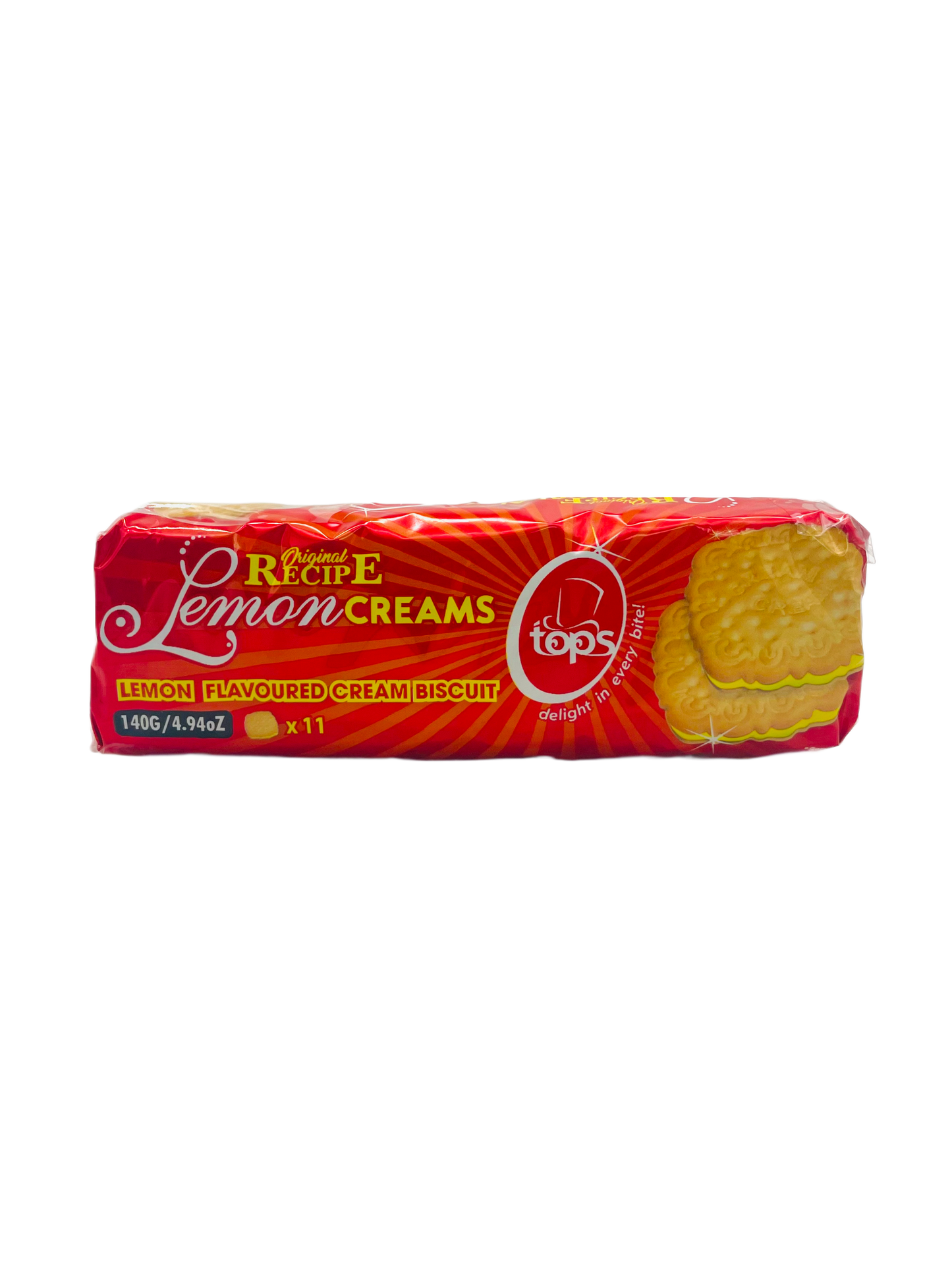 Tops Lemon Cream Biscuits 140g