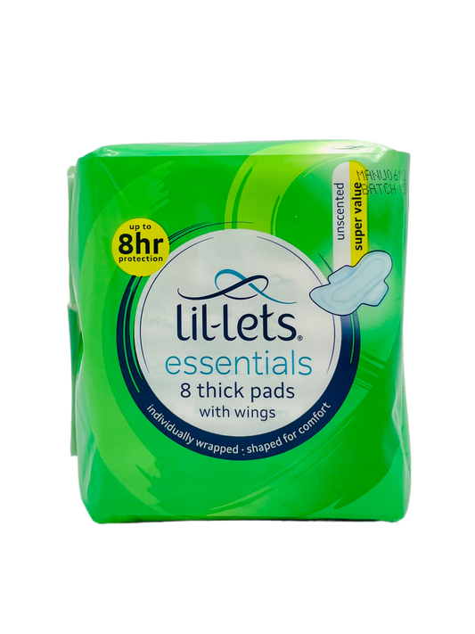 Lil-Lets Unscented essential 8 thick pads