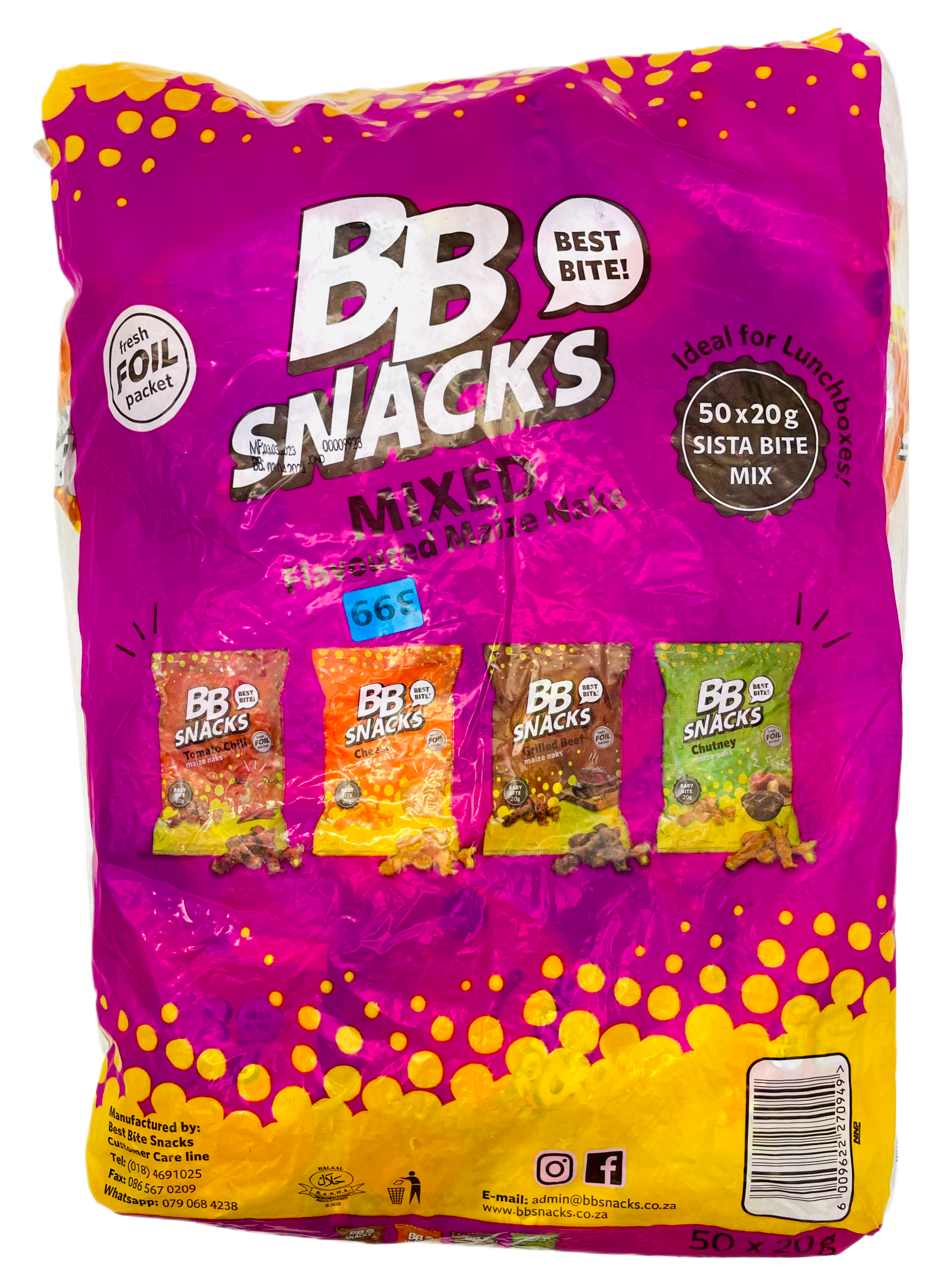 BB Snacks - Cheese 50s