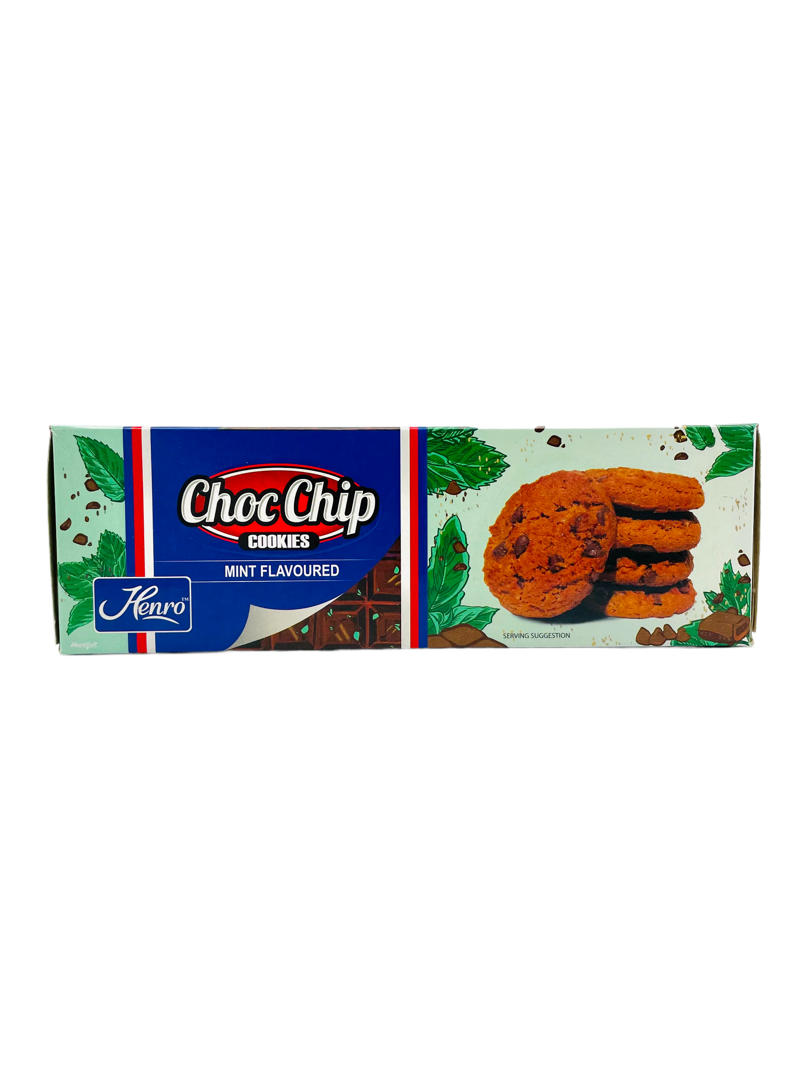 Henro Choc Chip Cookies Mint 160g