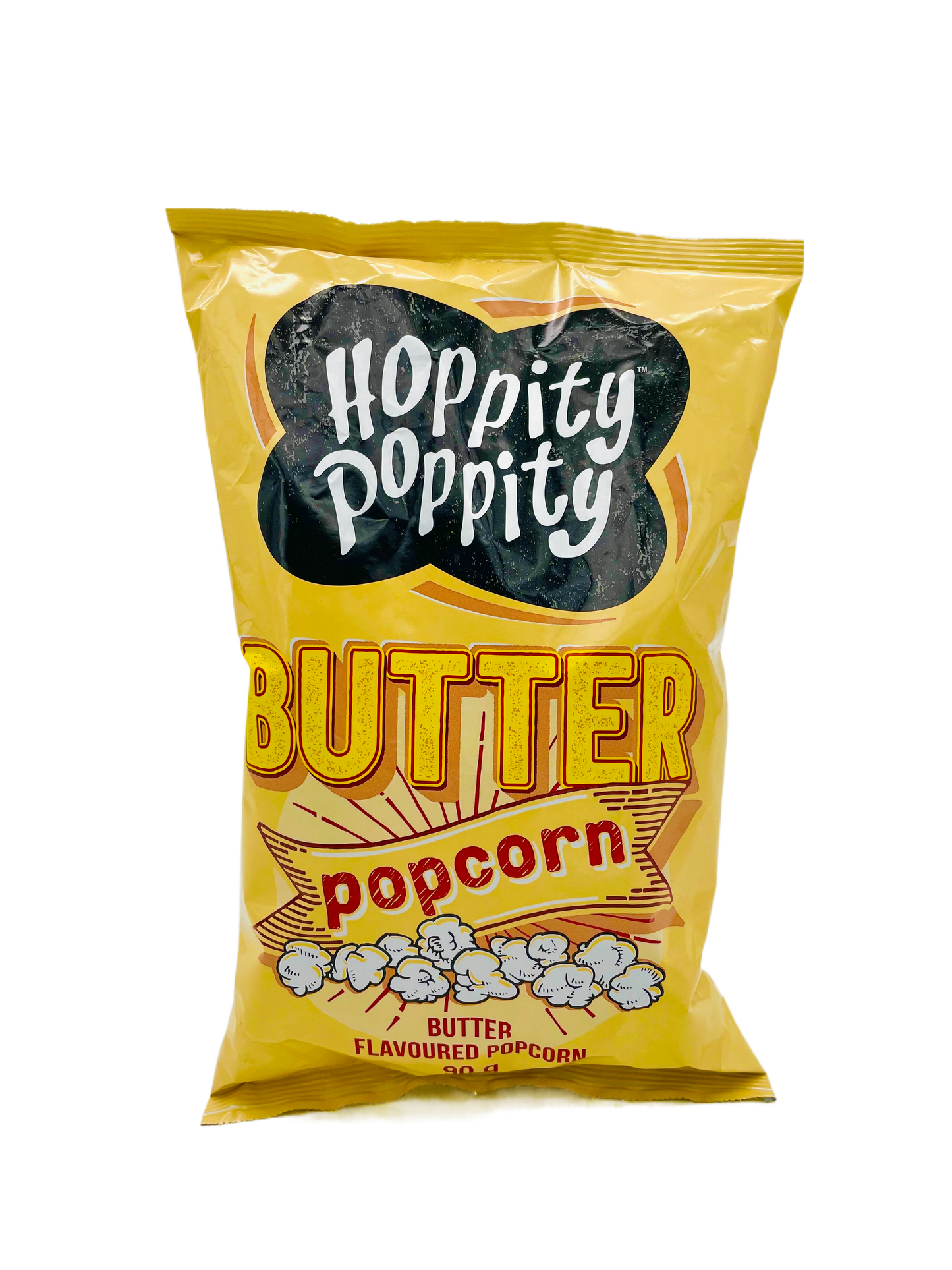 Hoppity Poppity Butter Flavoured Popcorn 90g