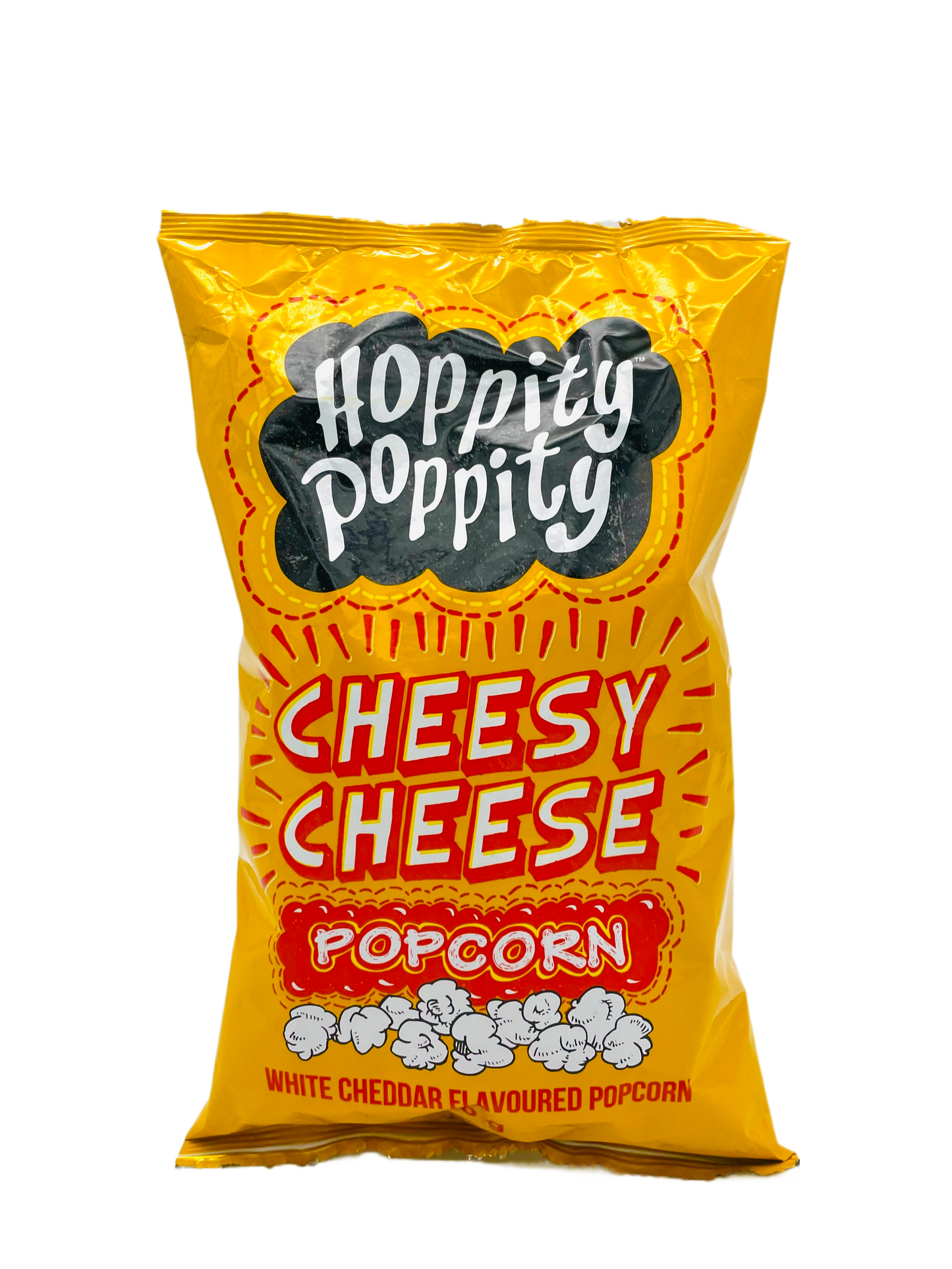 Hoppity Poppity Cheesy Cheese Flavoured Popcorn 90g