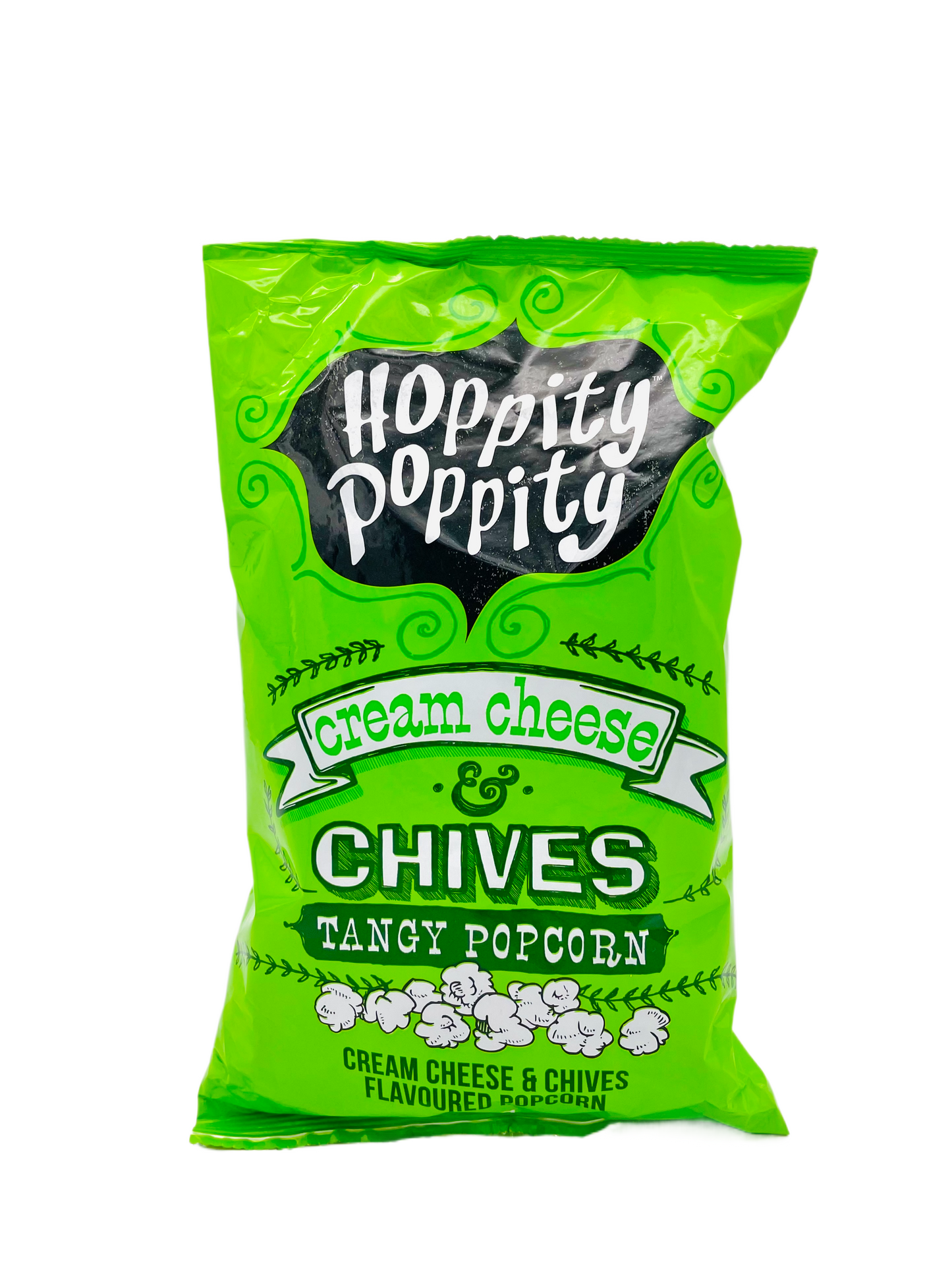 Hoppity Poppity Cream Cheese & Chives Flavoured Popcorn 90g