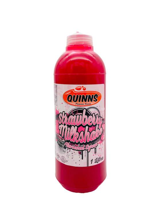 Quinns Strawberry Milkshake Flavoured Syrup 1L