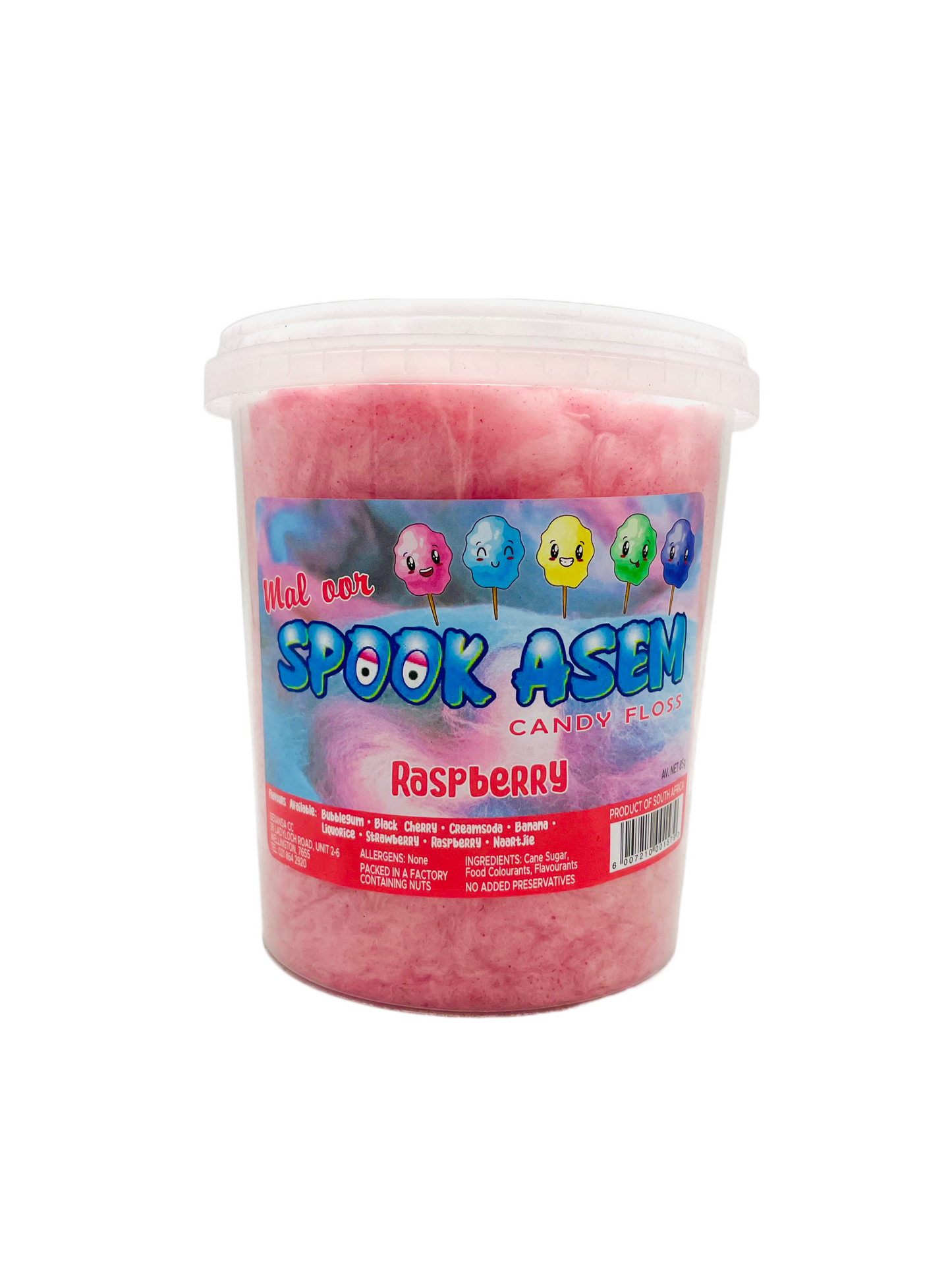 Spook Asem Raspberry Flavoured Candy Floss 85g