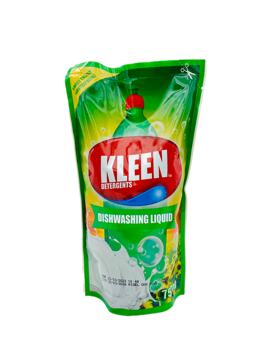 Kleen Detergents Dishwashinig Liquid Refill 750ml