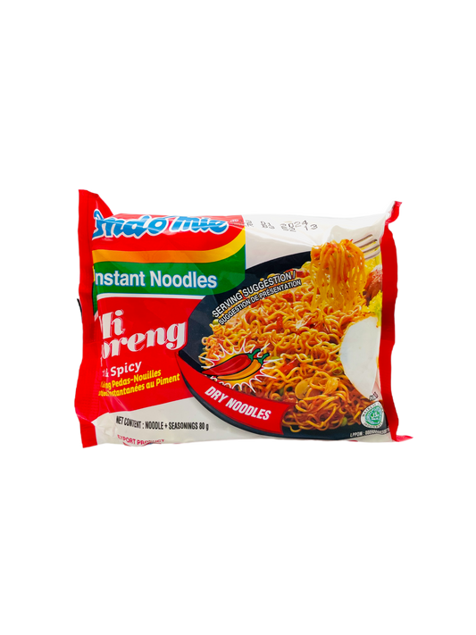Indomie Mi Goreng Hot & Spicy Noodles 80g