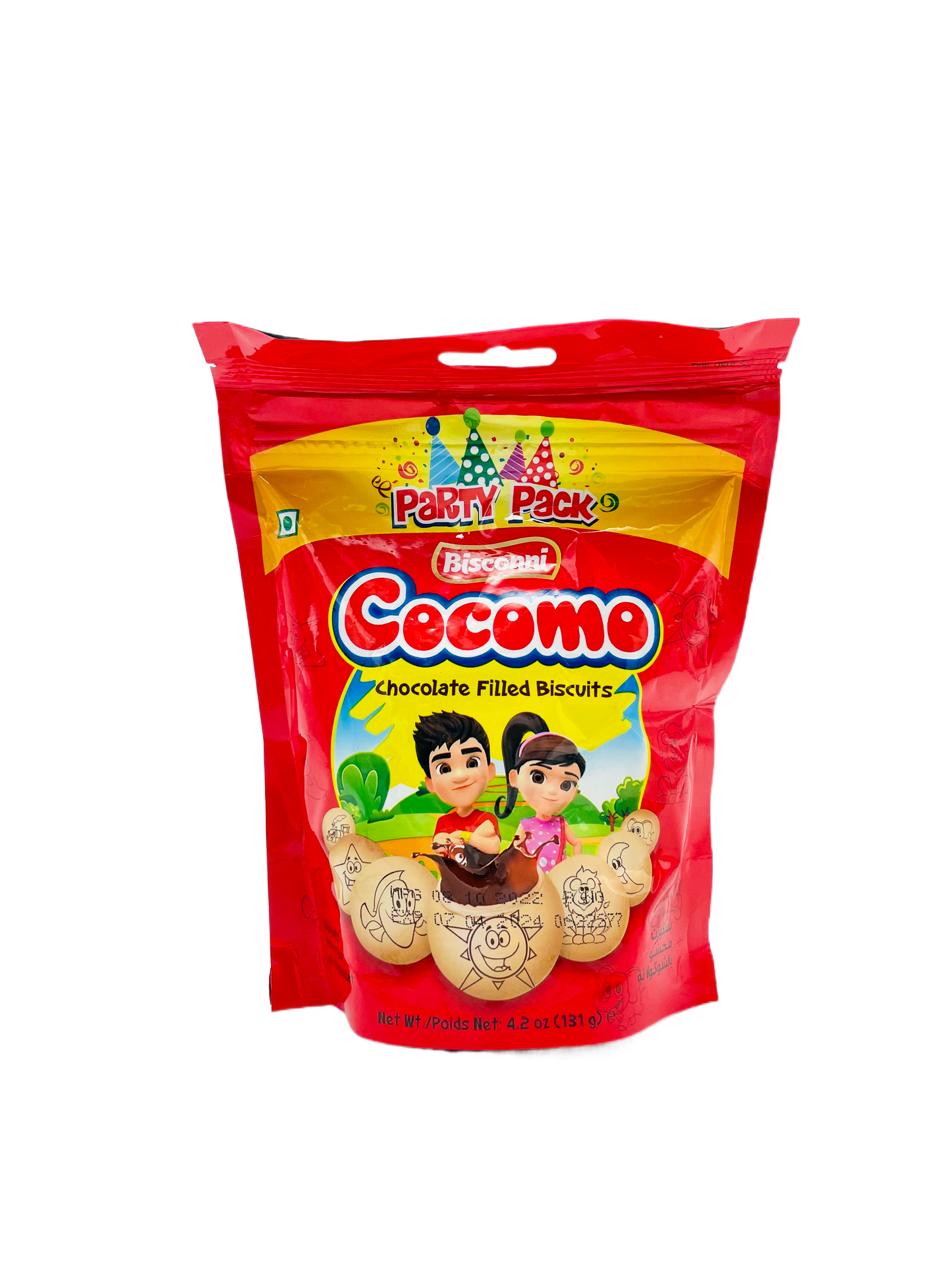 Bisconni Cocomo Choc Filled Biscuits Pouch 131g